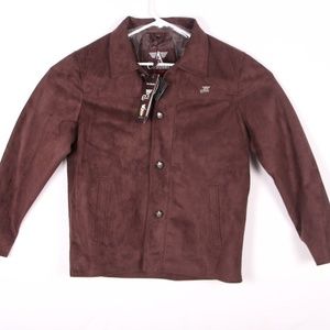 A. collezioni italia jacket suede exclusive sample